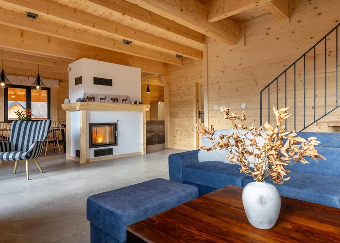 Alebale Luksusowy Dom Z Bali Z Widokiem Na Karkonosze 빌라 셰시에카