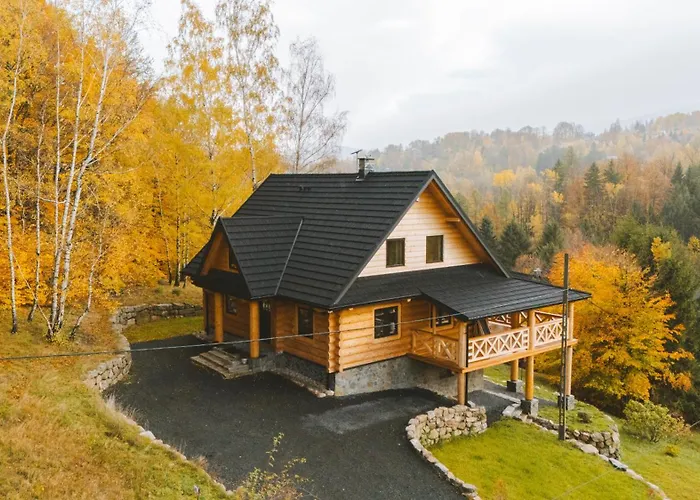 Alebale Luksusowy Dom Z Bali Z Widokiem Na Karkonosze 빌라 셰시에카